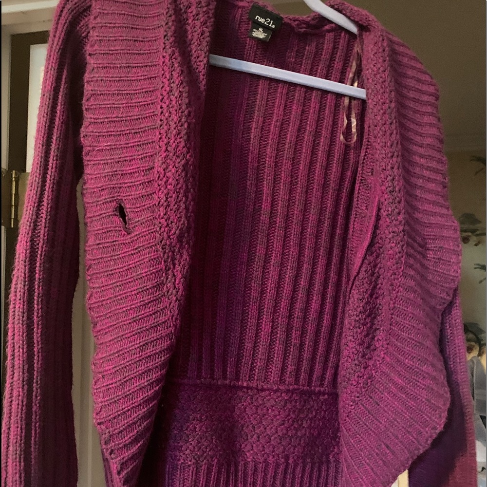 Soft purple sweater